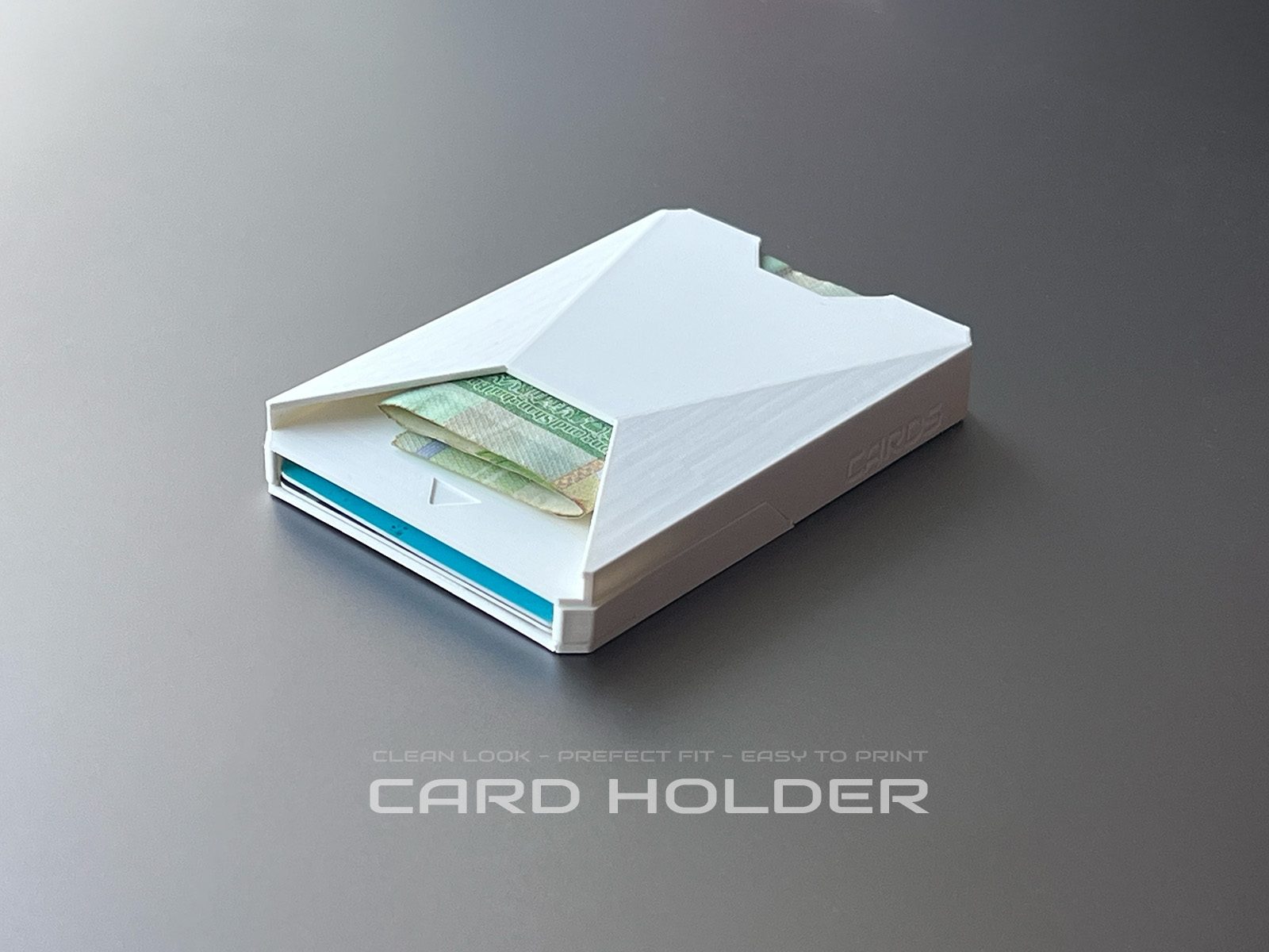 #291 Cyber Slim wallet Card holde Gift Present — vue 27