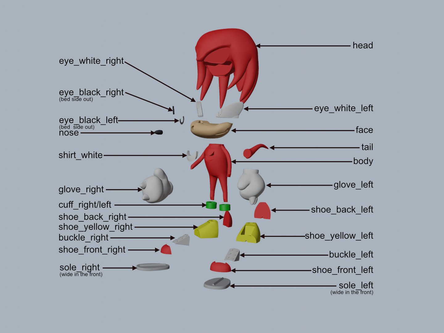 #296 Knuckles - Classic — vue 3