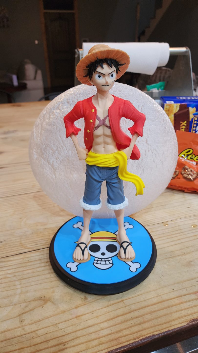 #306 One Piece Luffy Statue AMS 167mm &330mm — vue 2
