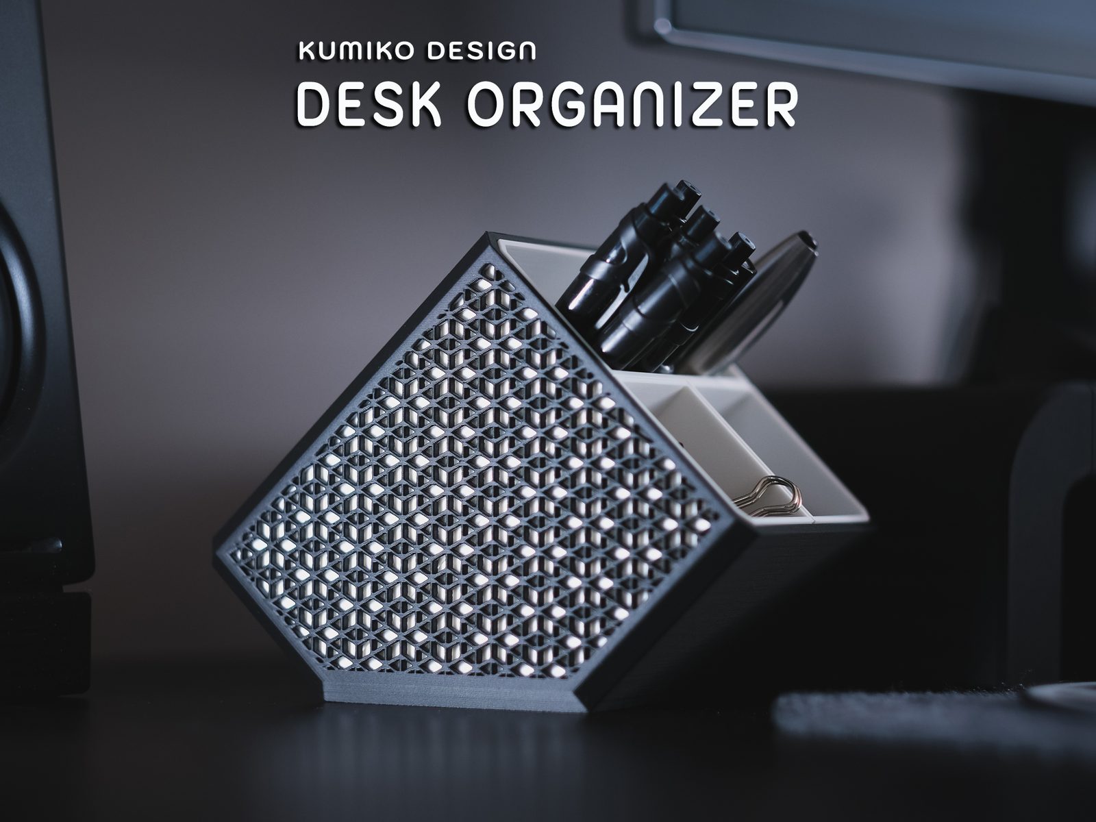 #313 Kumiko Design Desk Organizer — vue 7