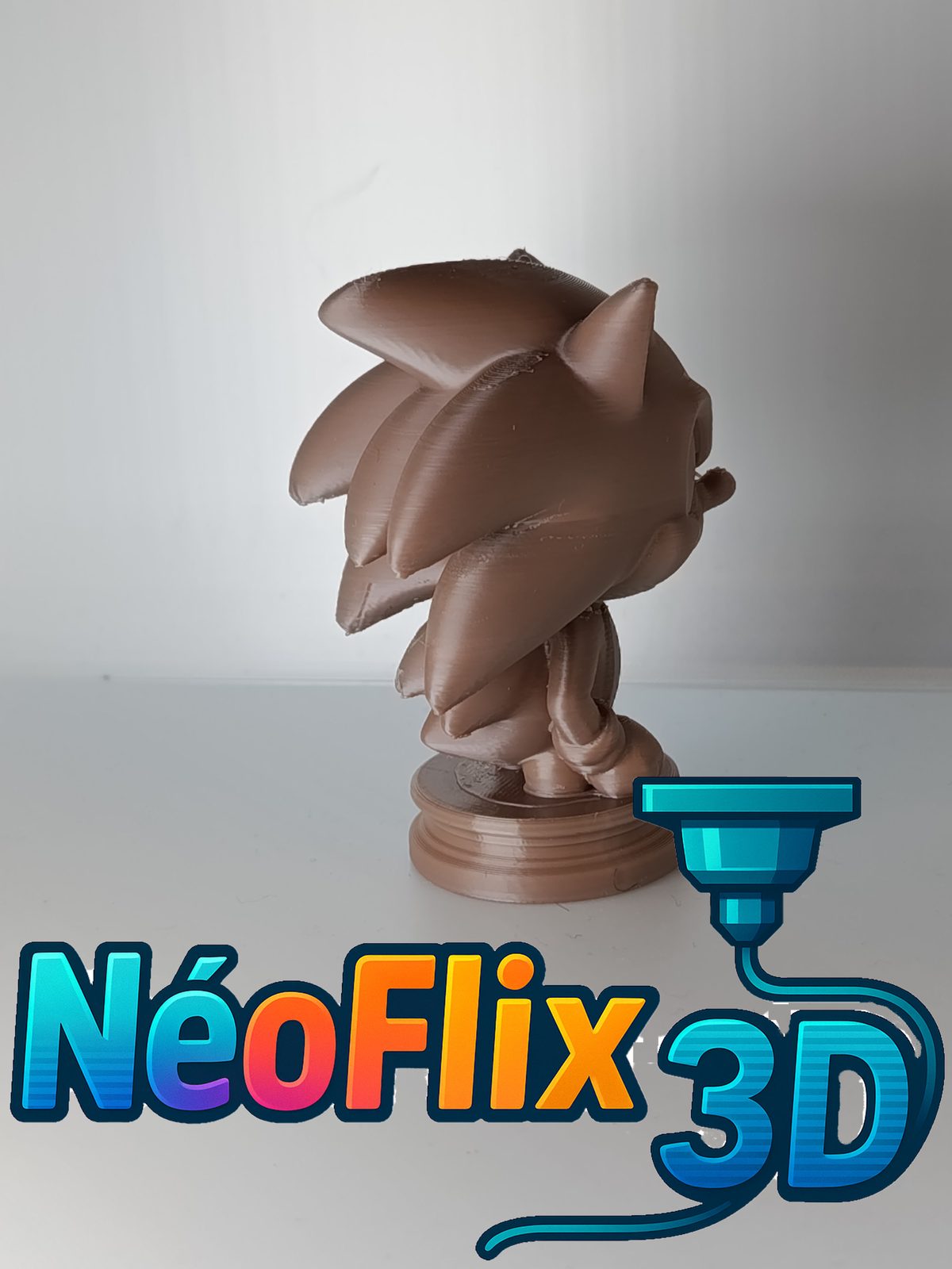 #315 Sonic, la vitesse incarnée - Figurine 3D stylisée — vue 7