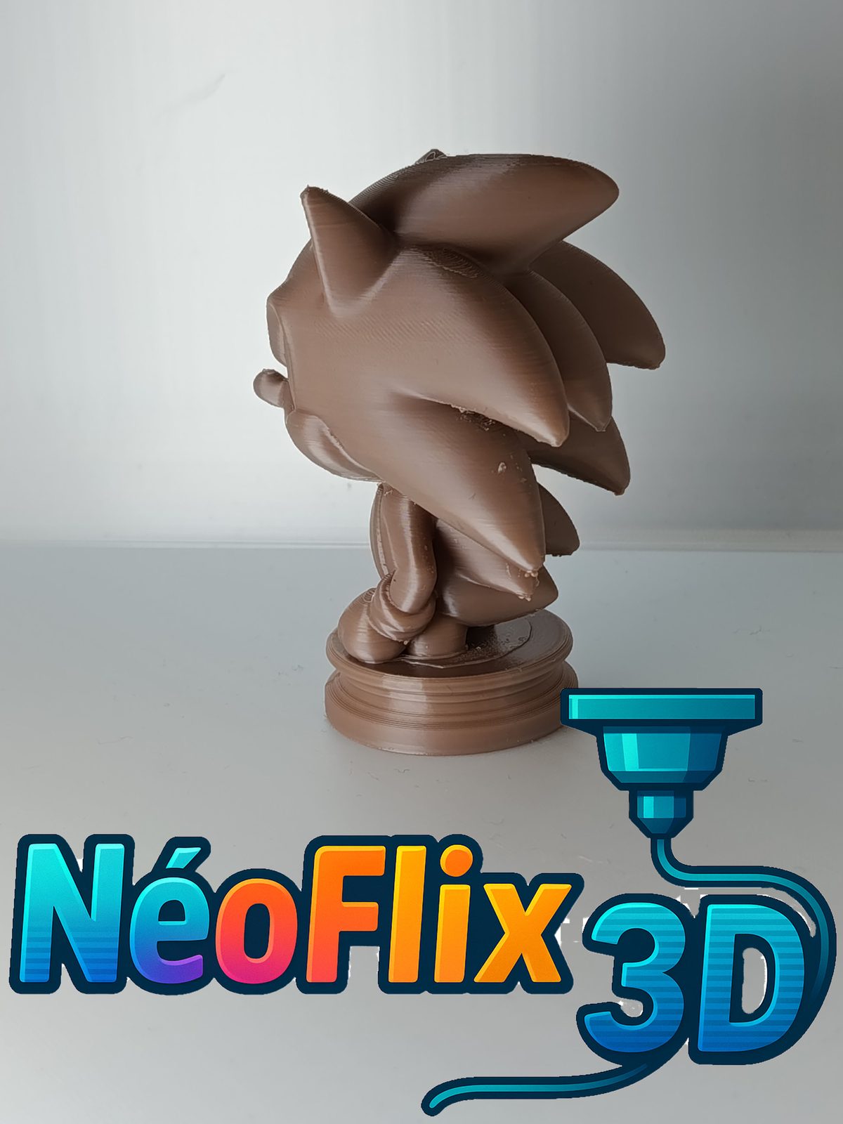 #315 Sonic, la vitesse incarnée - Figurine 3D stylisée — vue 9