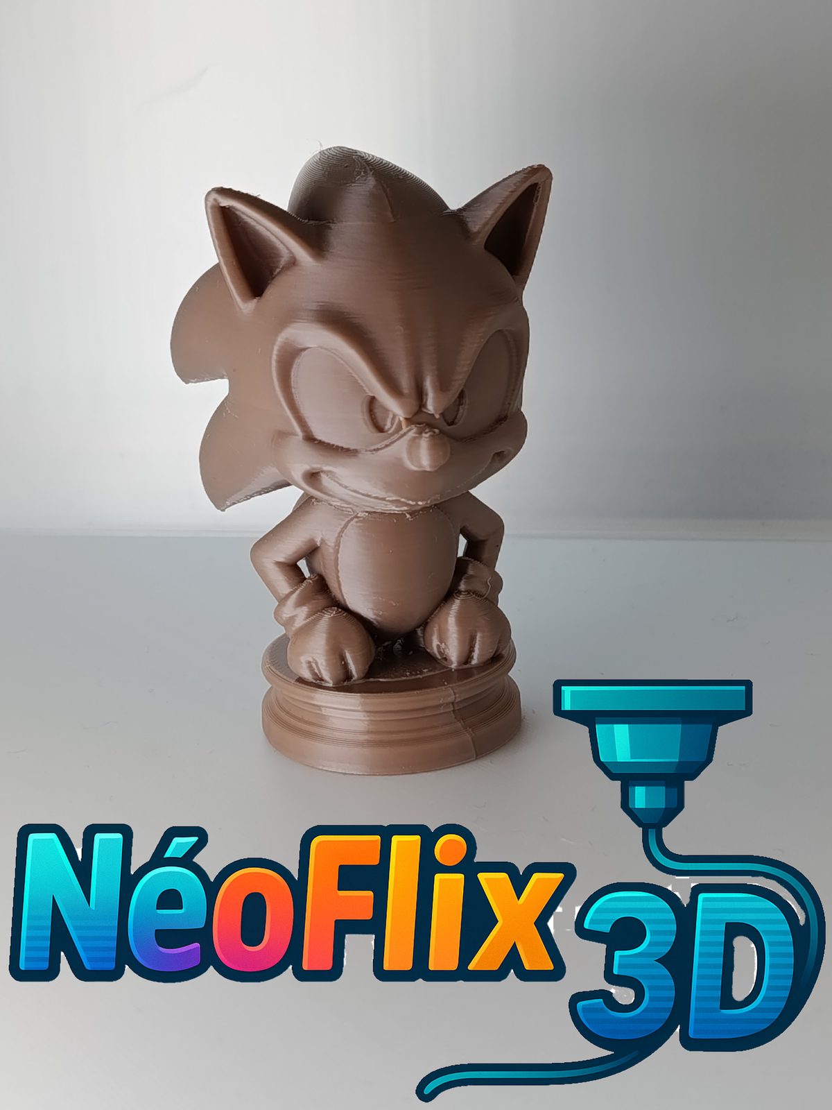 #315 Sonic, la vitesse incarnée - Figurine 3D stylisée — vue 11