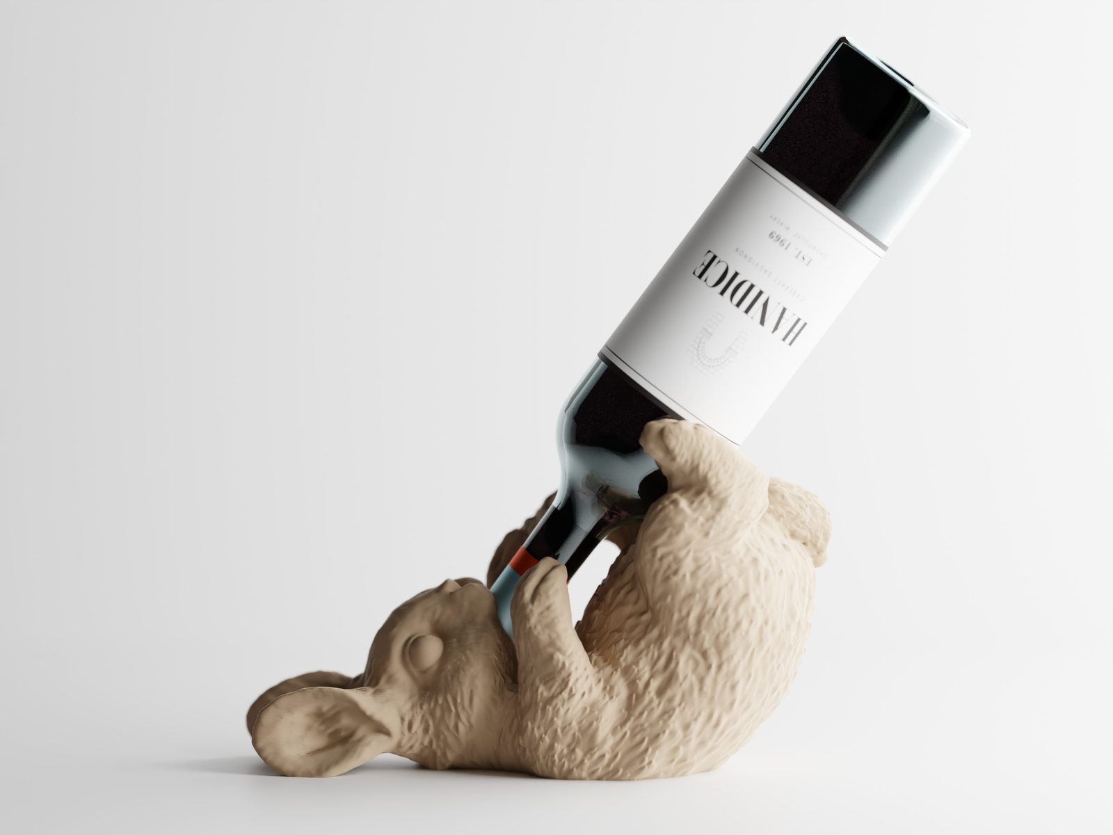 #344 Bunny Wine Holder TipsyBun + Small A1Mini compat — vue 9