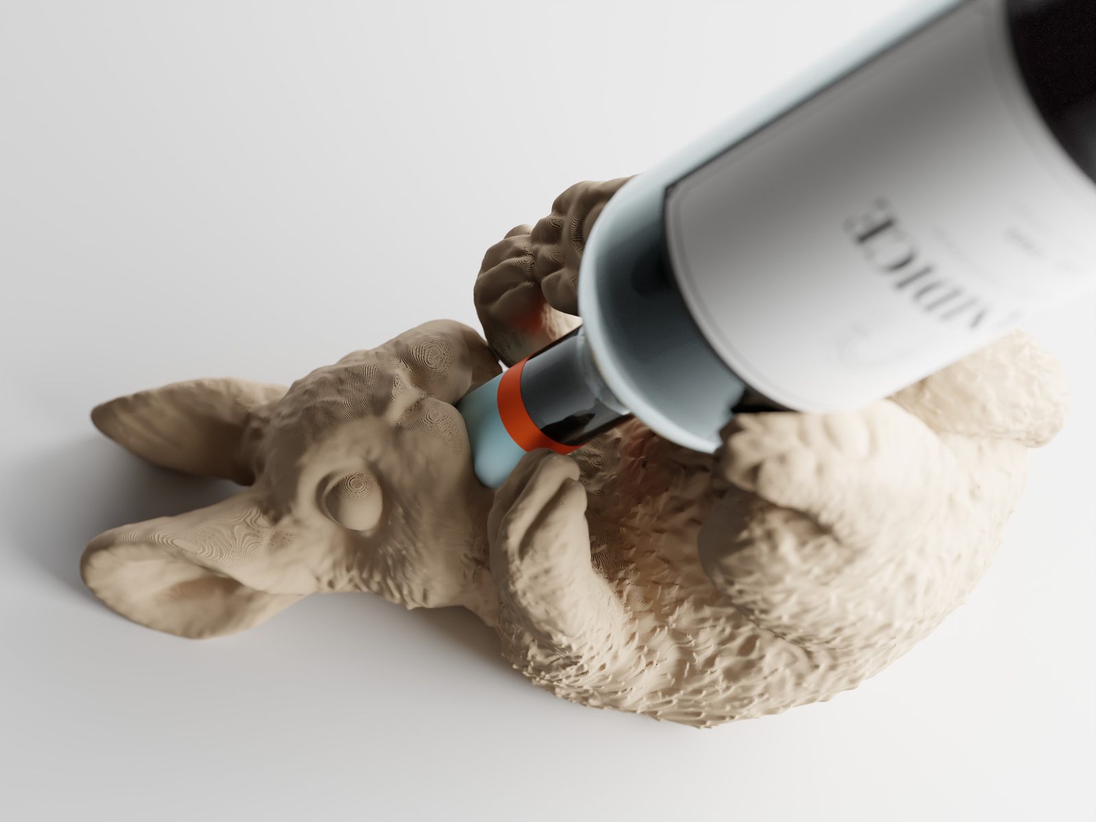 #344 Bunny Wine Holder TipsyBun + Small A1Mini compat — vue 12