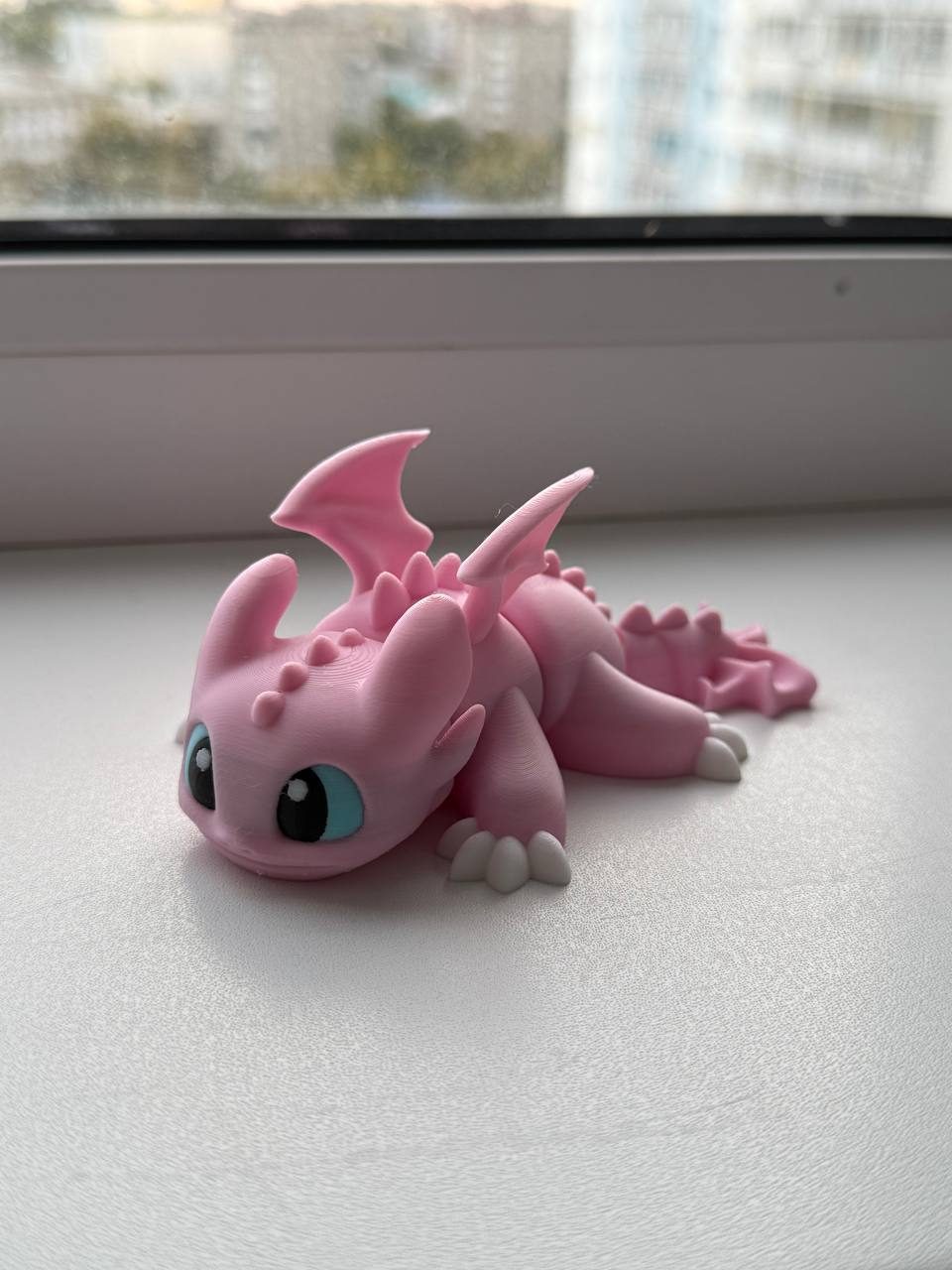 #344 Tiny Articulated Dragon Toothless Night Fury Flexi — vue 7