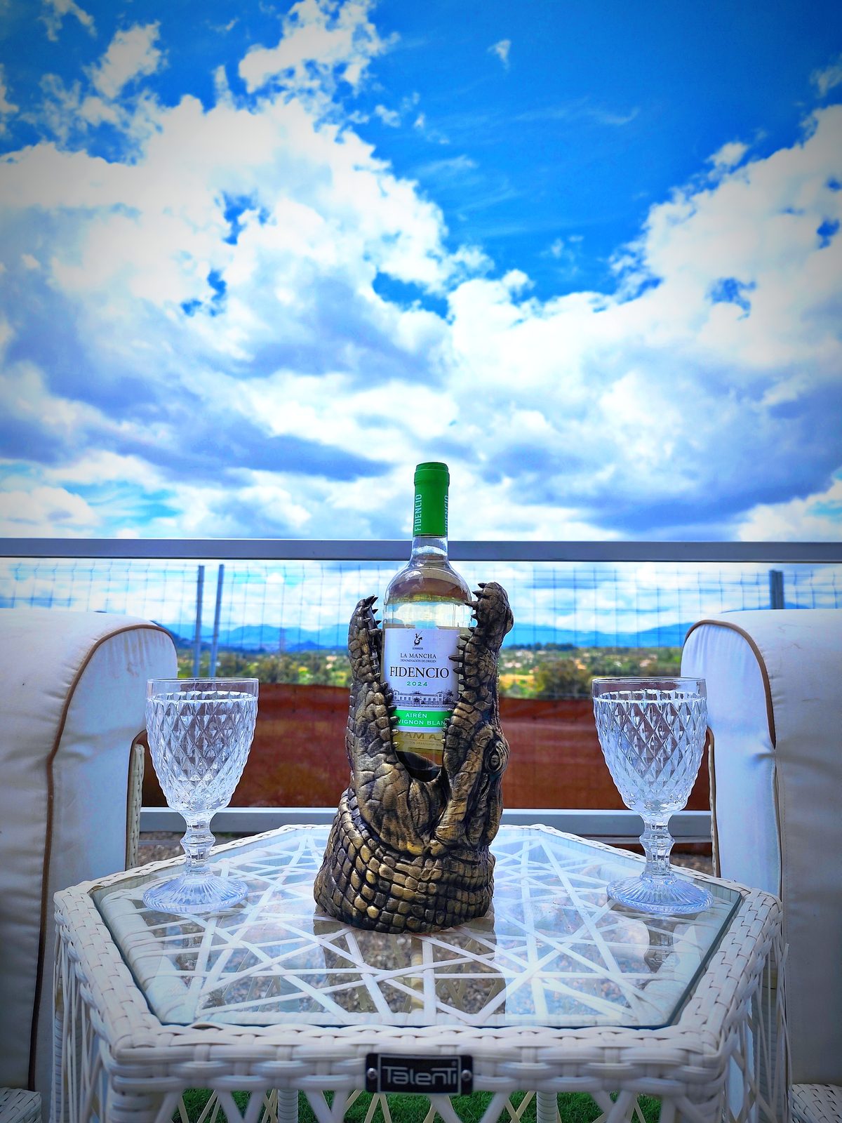 #345 Crocodile Head Wine Bottle Holder — vue 9