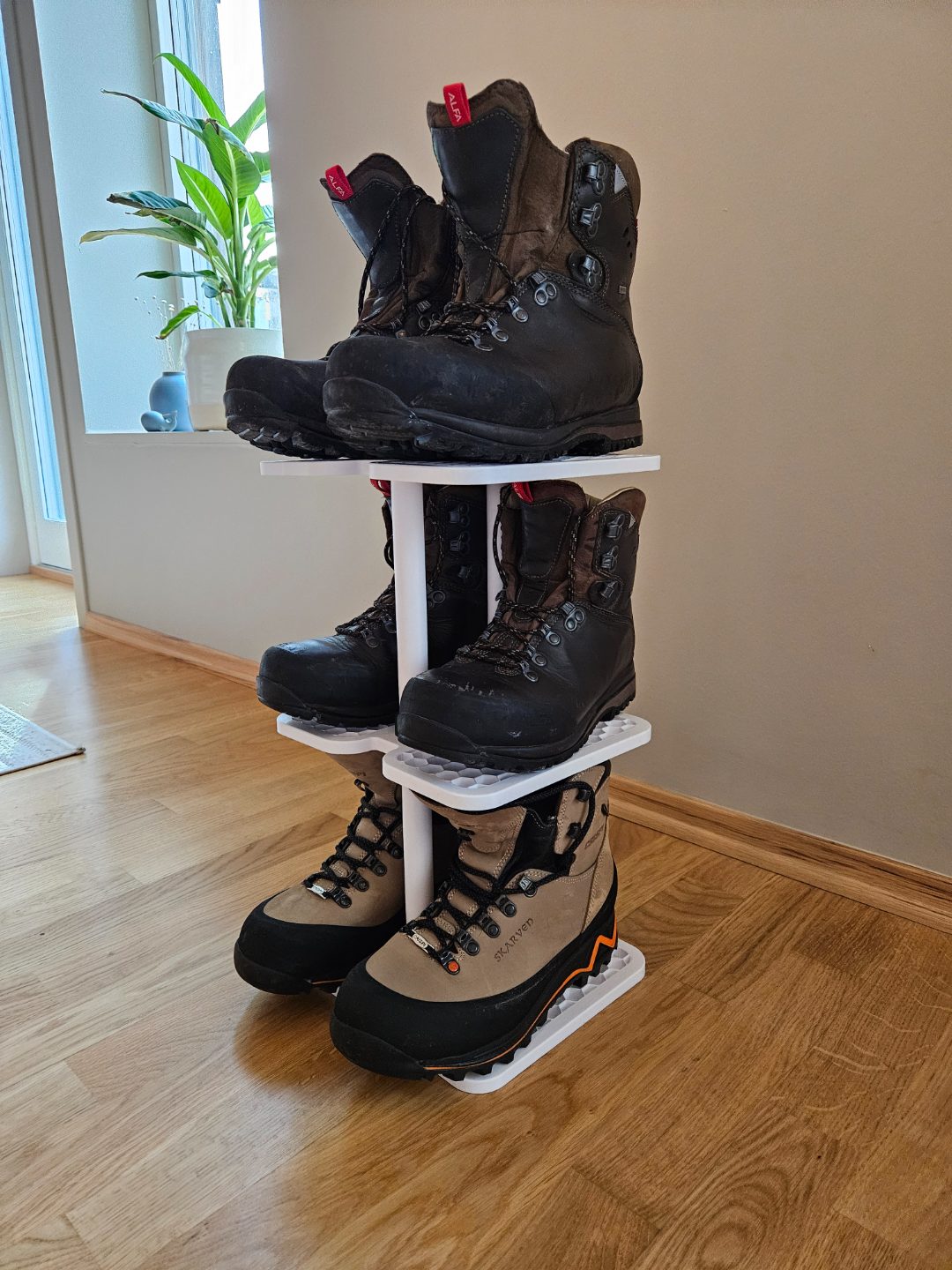 #355 Stackable Shoe Rack - Dual Color — vue 9