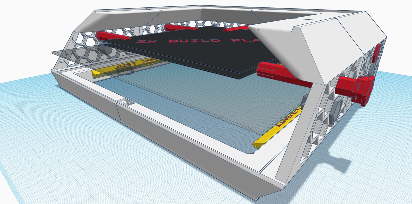 #366 X3D-v2 Riser Bambu Lab X1 P1 AMS Stand — vue 4