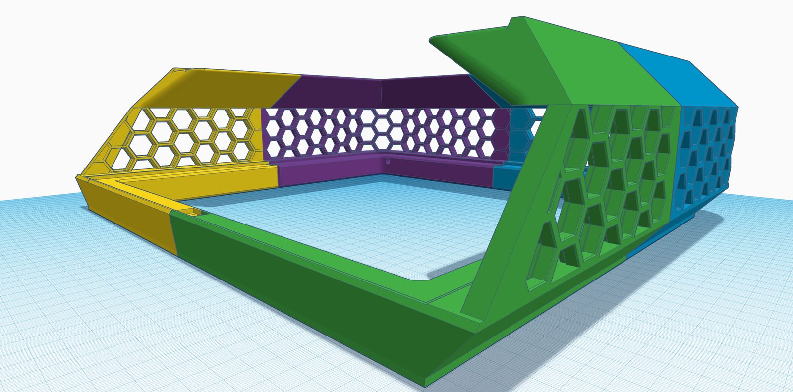 #366 X3D-v2 Riser Bambu Lab X1 P1 AMS Stand — vue 8