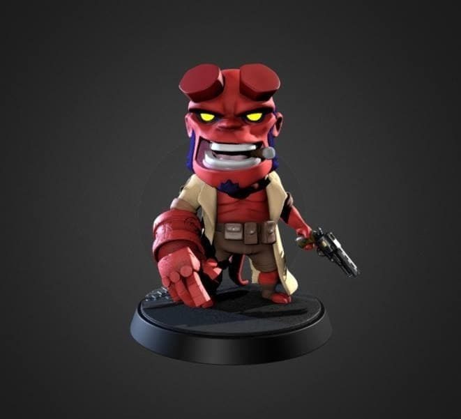 #372 Chibi Hellboy — vue 2