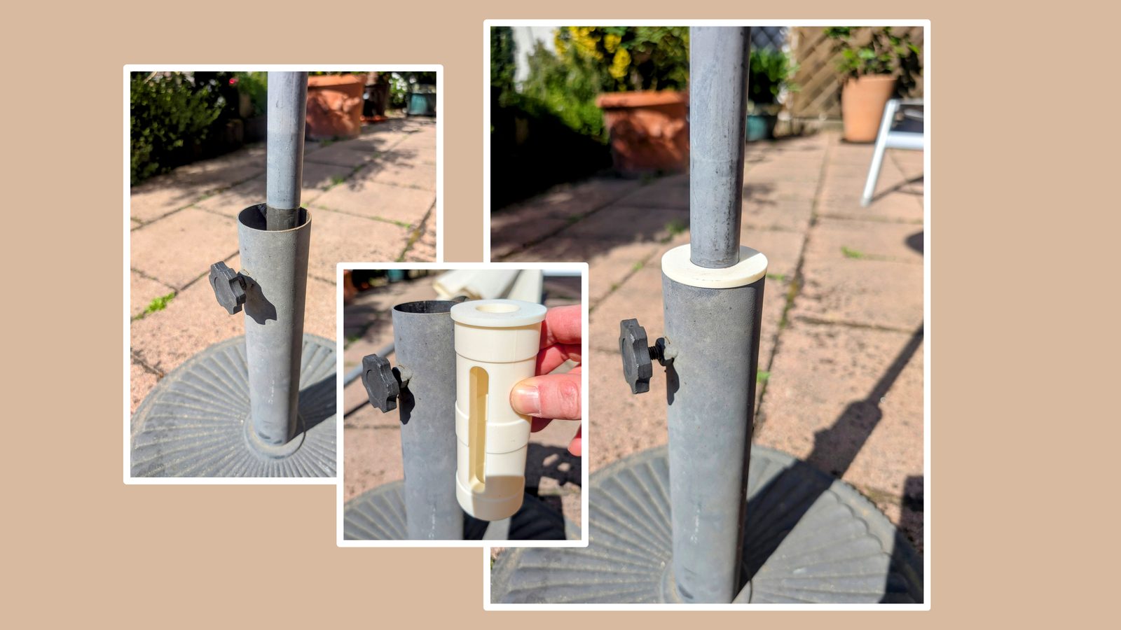 #374 Adapter für Sonnenschirm & Schirmständer Param — vue 7