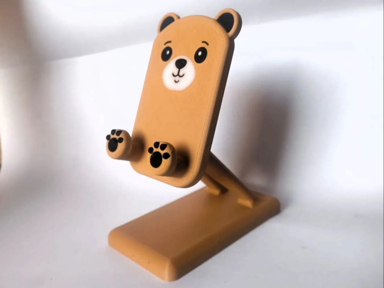 #378 Cute Bear Phone Holder — vue 3