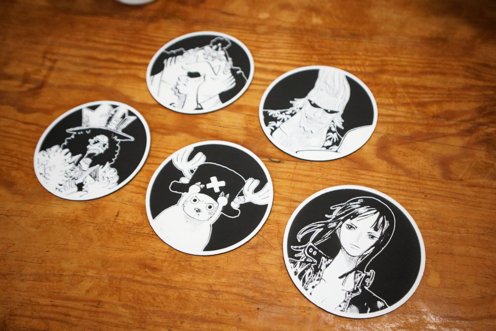 #381 Posavasos de One Piece 10 unidades Fan Art — vue 6