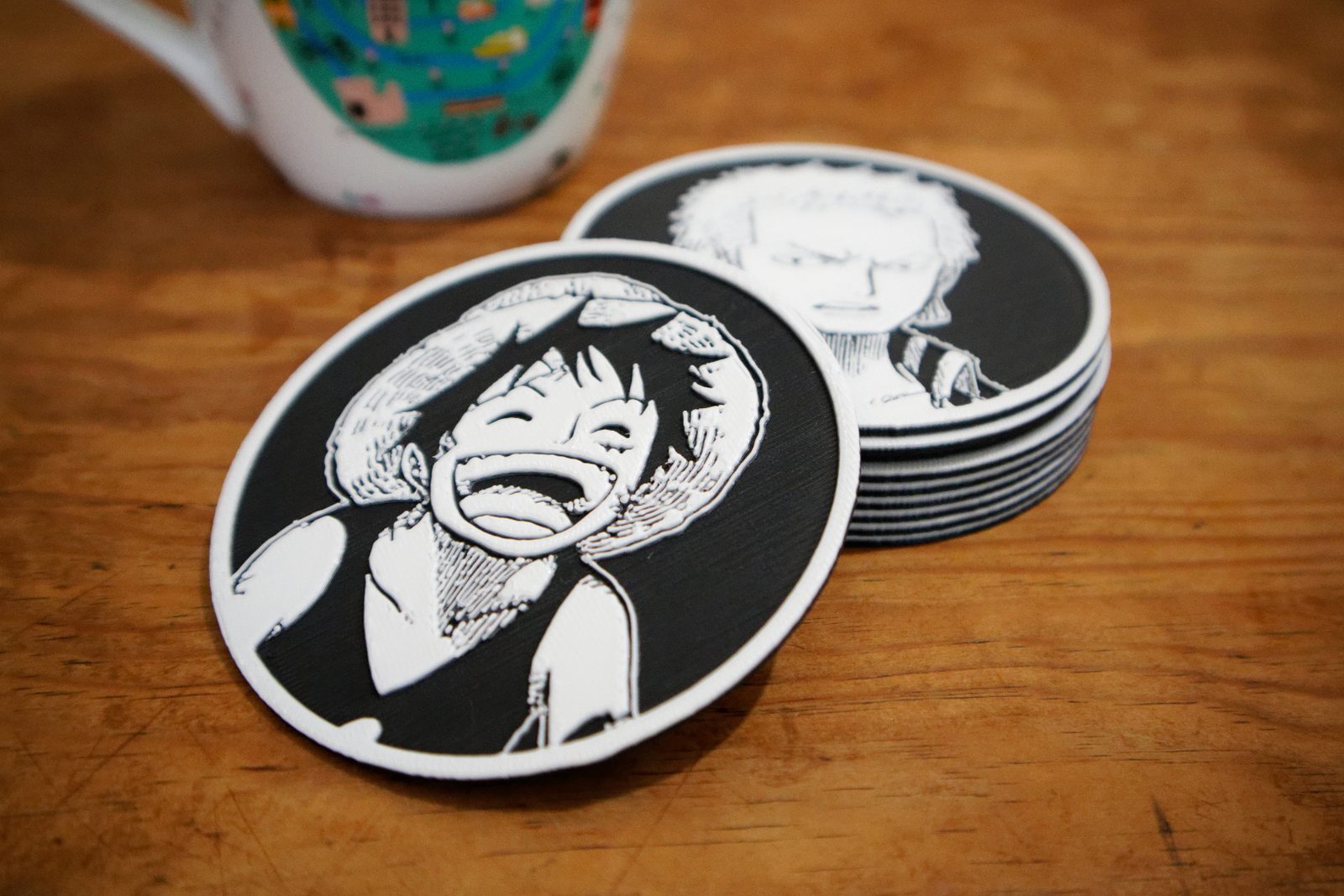 #381 Posavasos de One Piece 10 unidades Fan Art — vue 12