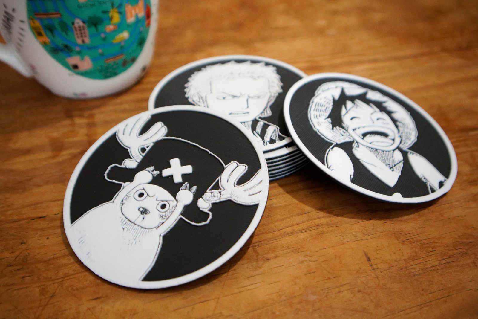 #381 Posavasos de One Piece 10 unidades Fan Art — vue 13