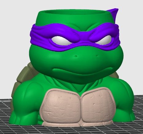 #392 Ninja Turtle Pen Holder – Fun & Customizable — vue 4