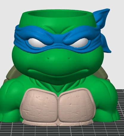 #392 Ninja Turtle Pen Holder – Fun & Customizable — vue 5