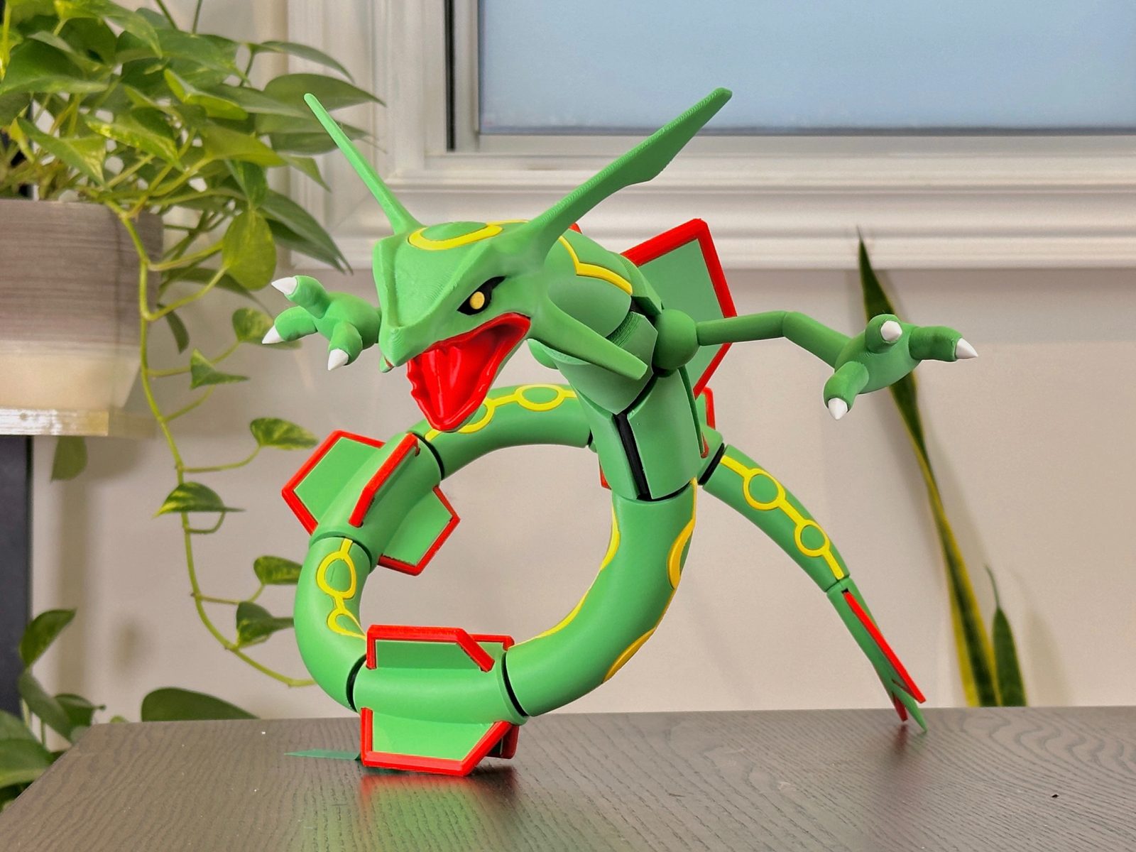#396 Rayquaza (Pokemon) Fully disassembled 23cm tall — vue 2