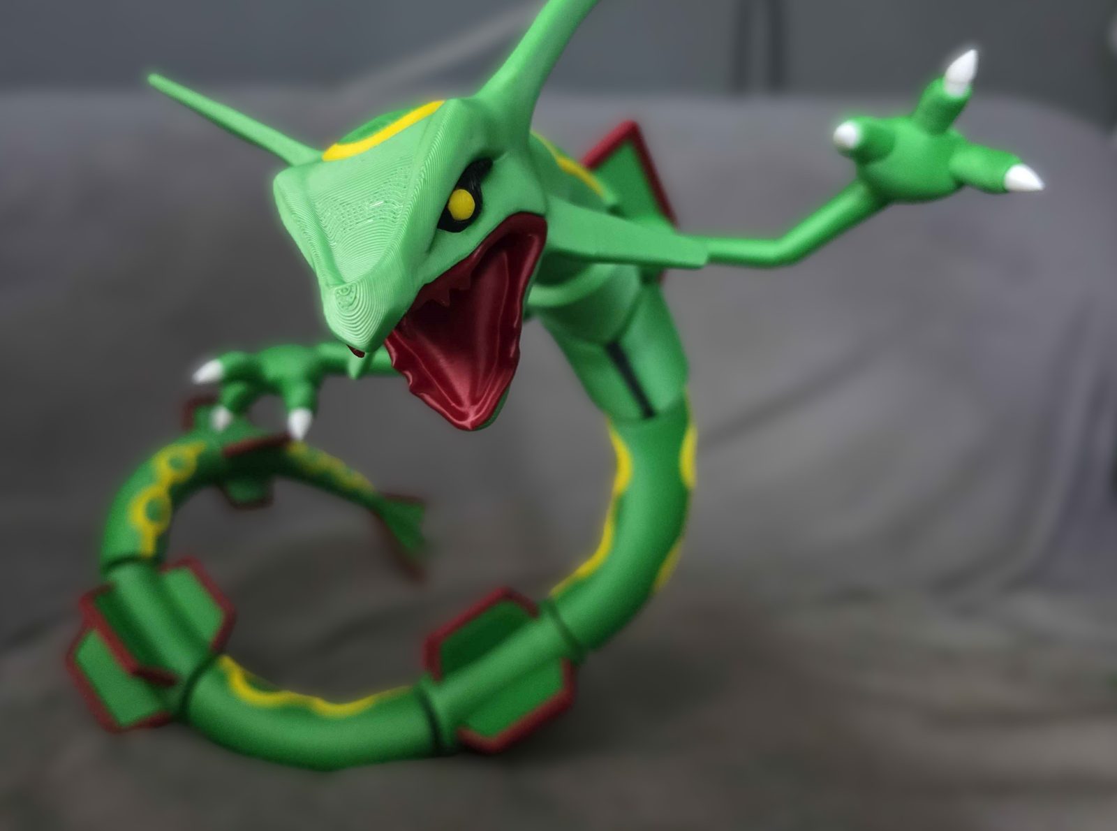 #396 Rayquaza (Pokemon) Fully disassembled 23cm tall — vue 5