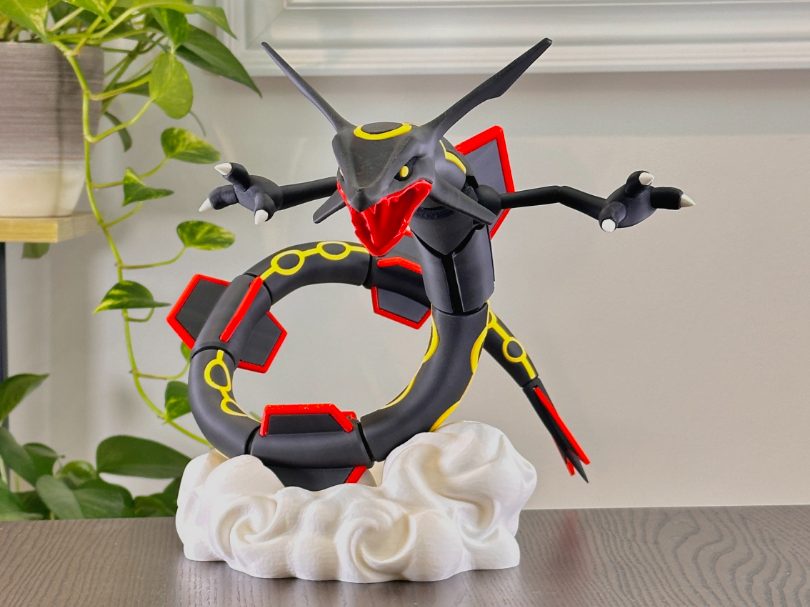 #396 Rayquaza (Pokemon) Fully disassembled 23cm tall — vue 9