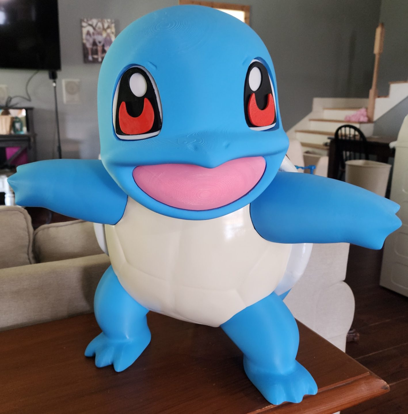 #397 Squirtle Pokedex Scale. No Supports 51cm — vue 1