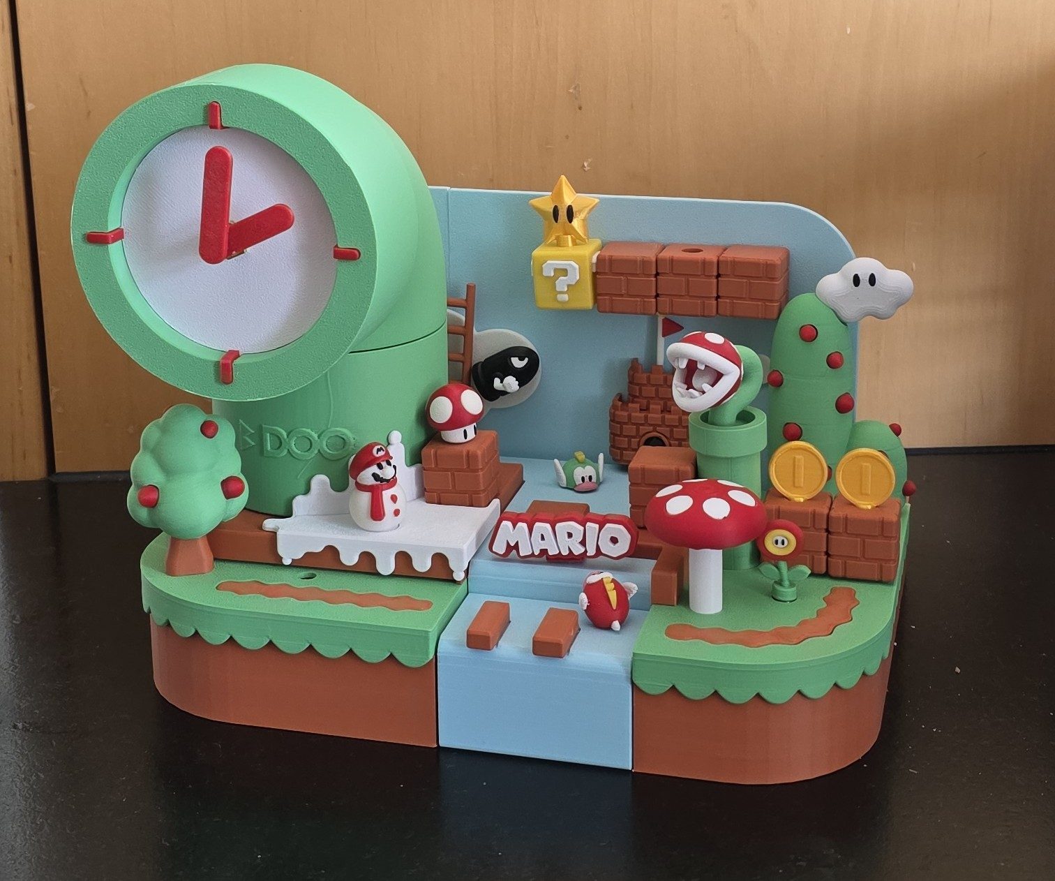 #409 Switch Mario creative clock base Panoramic version — vue 5
