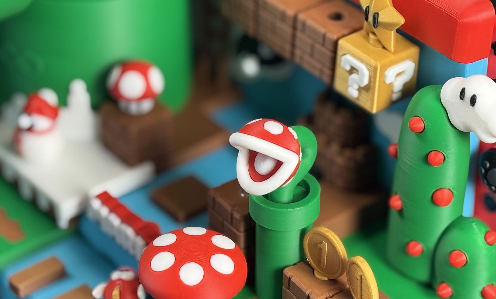 #409 Switch Mario creative clock base Panoramic version — vue 11