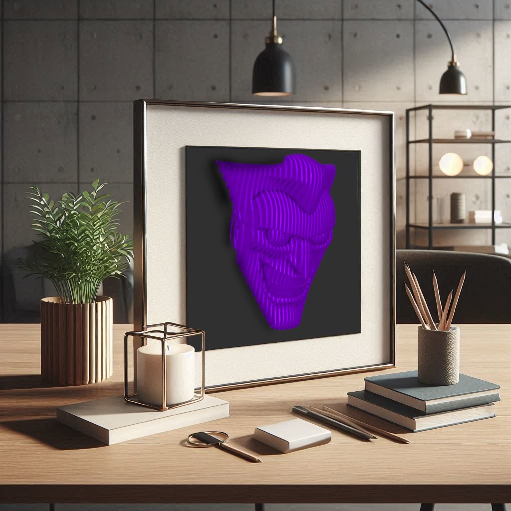 #426 Joker layered sculpture — vue 2