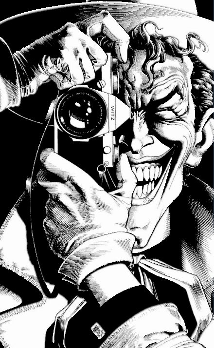 #428 Killing Joke Joker Wall Art 2d art HueForge — vue 1