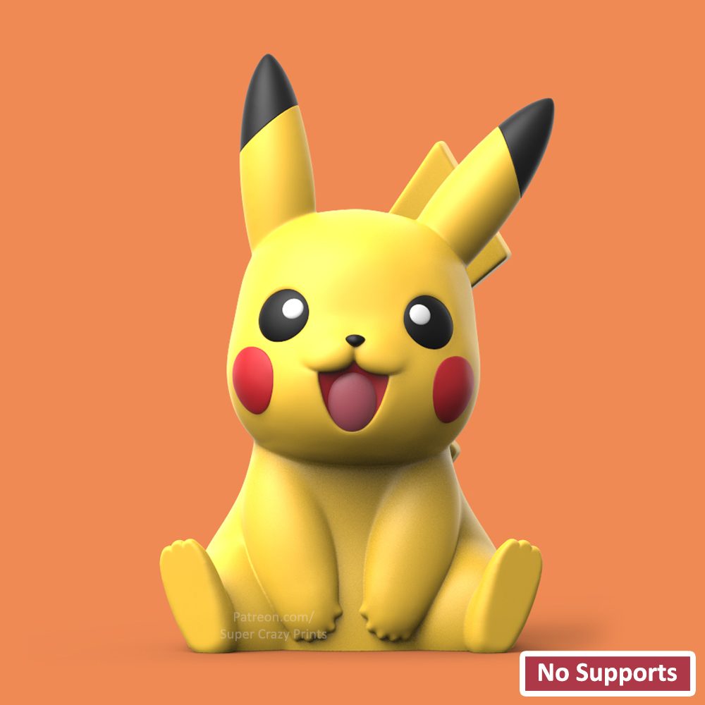 #439 Pokemon-Pikachu(NO SUPPORT) — vue 1