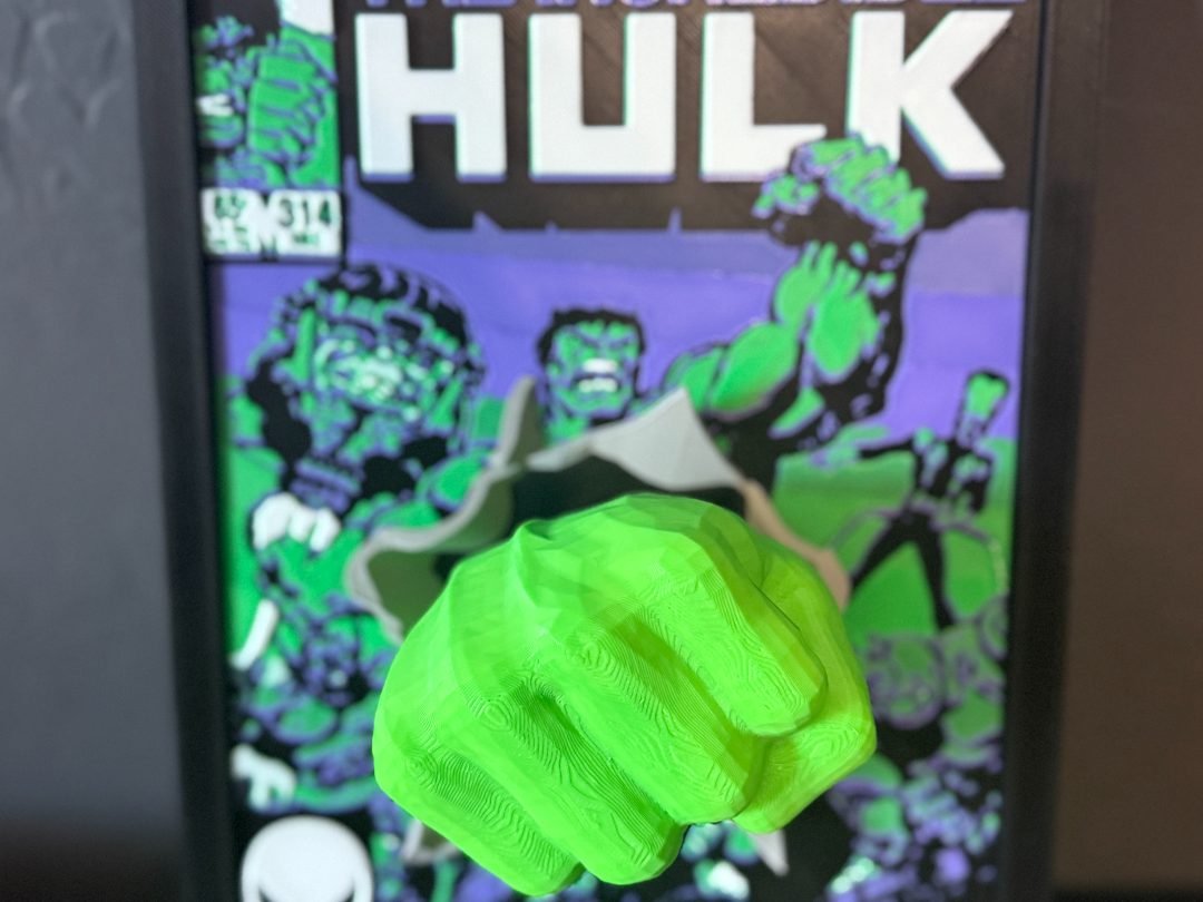 #442 Hulk Comic Cover Pop Out Art — vue 3