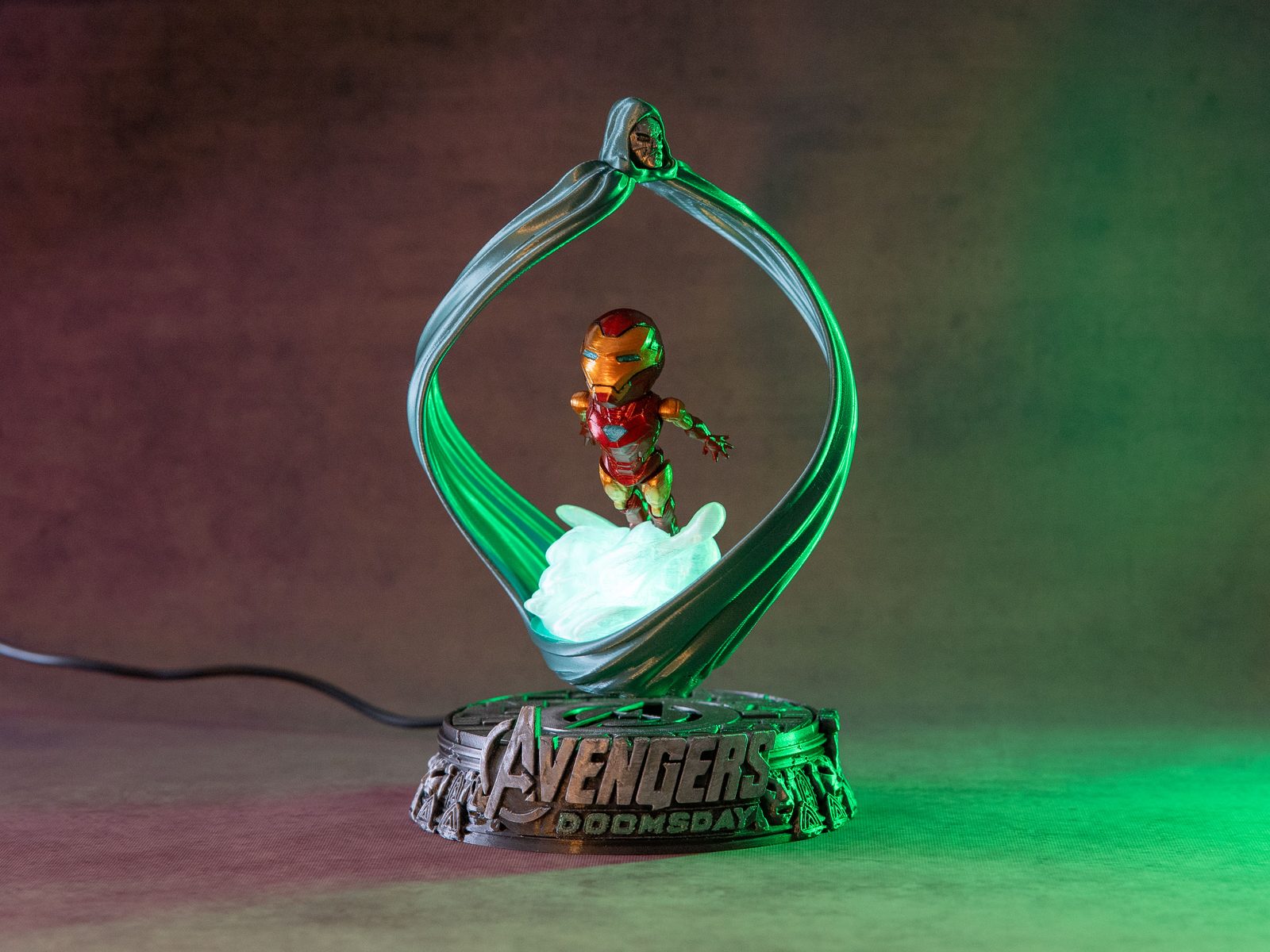 #444 Mini Ironman x Dr. Doom Stand (Maglev) - Marvel — vue 5