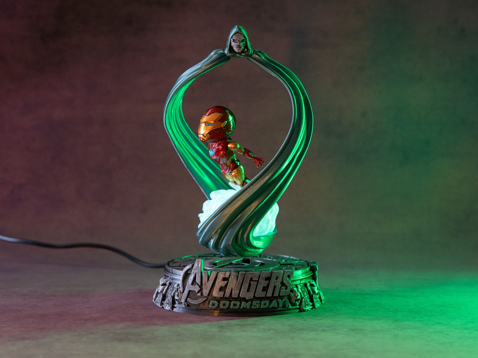 #444 Mini Ironman x Dr. Doom Stand (Maglev) - Marvel — vue 6