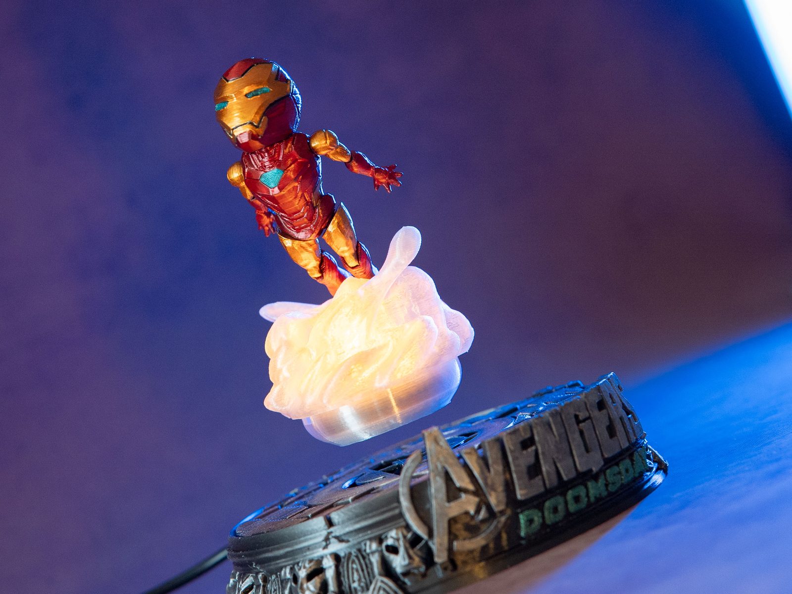 #444 Mini Ironman x Dr. Doom Stand (Maglev) - Marvel — vue 15