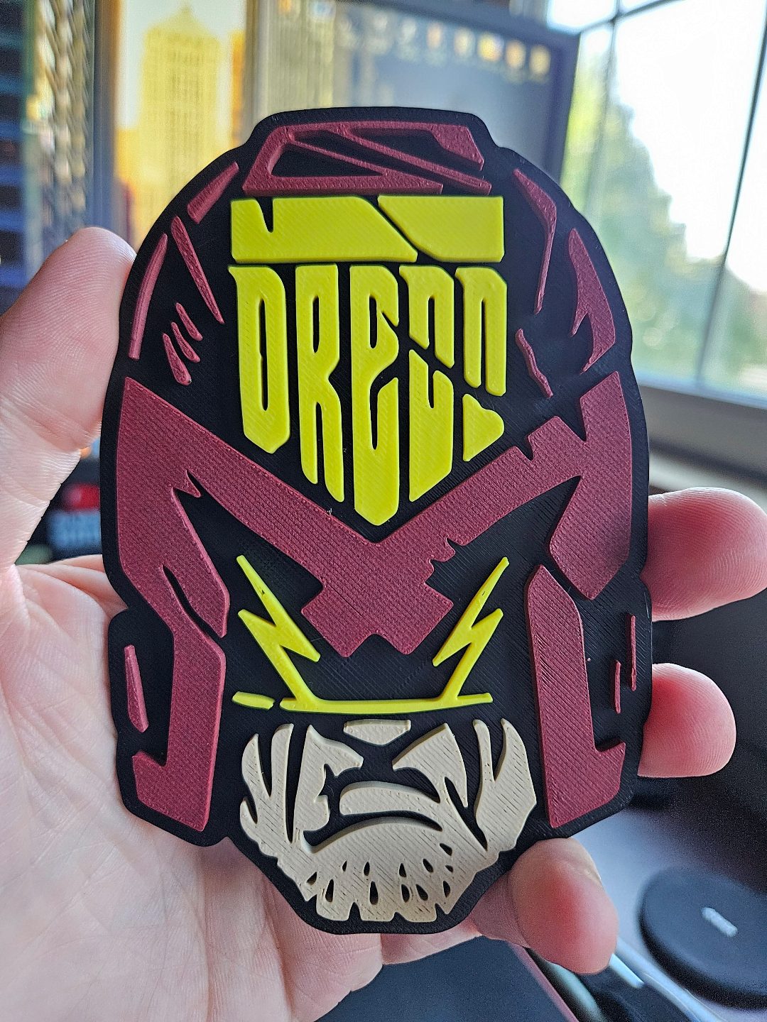 #451 Judge Dredd - Layered - Word Wall Art — vue 5