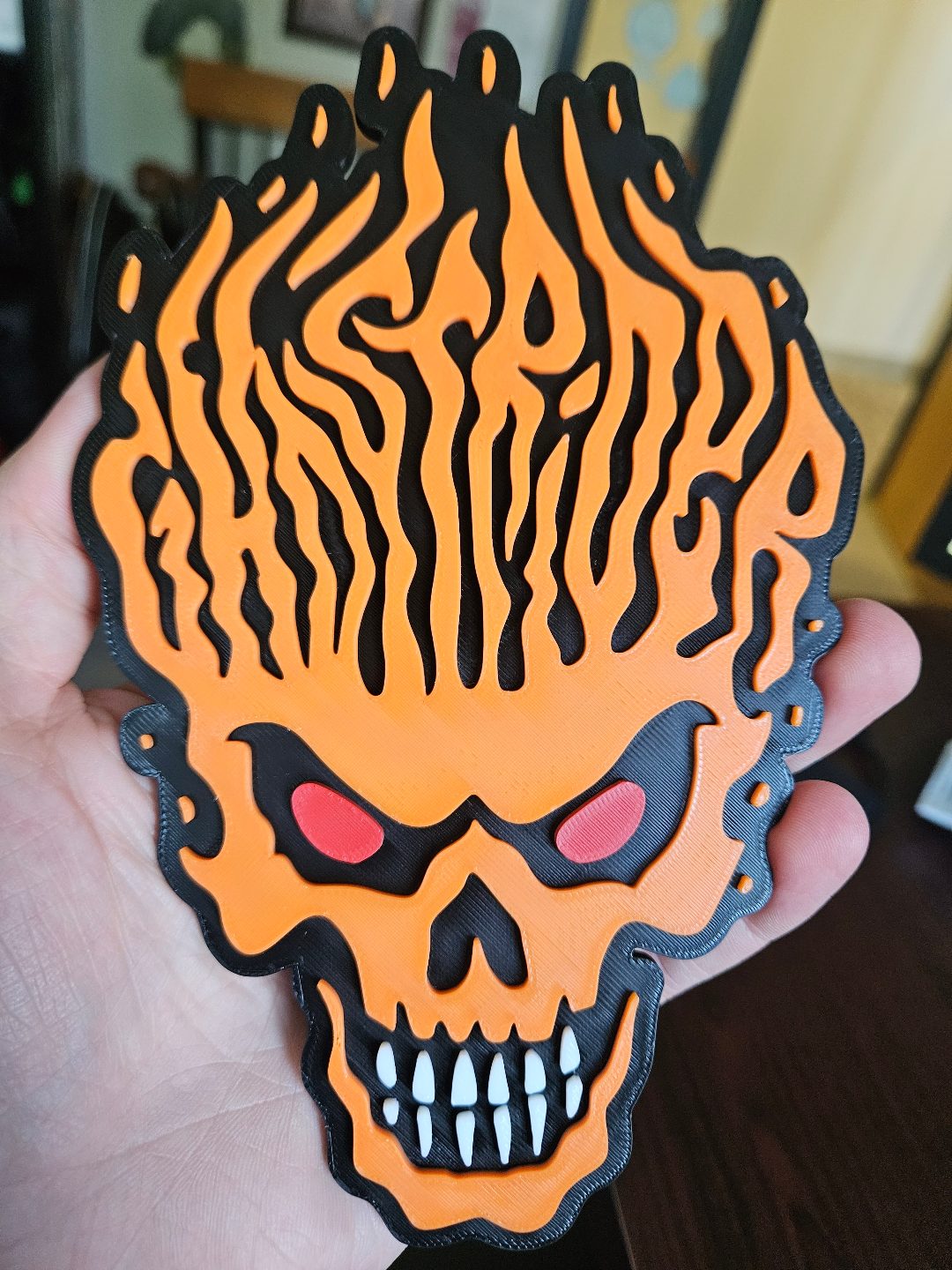#452 Ghost Rider- Layered - Word Wall Art — vue 5