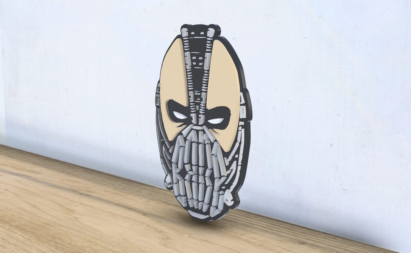 #454 Bane - Layered - Word Wall Art — vue 1