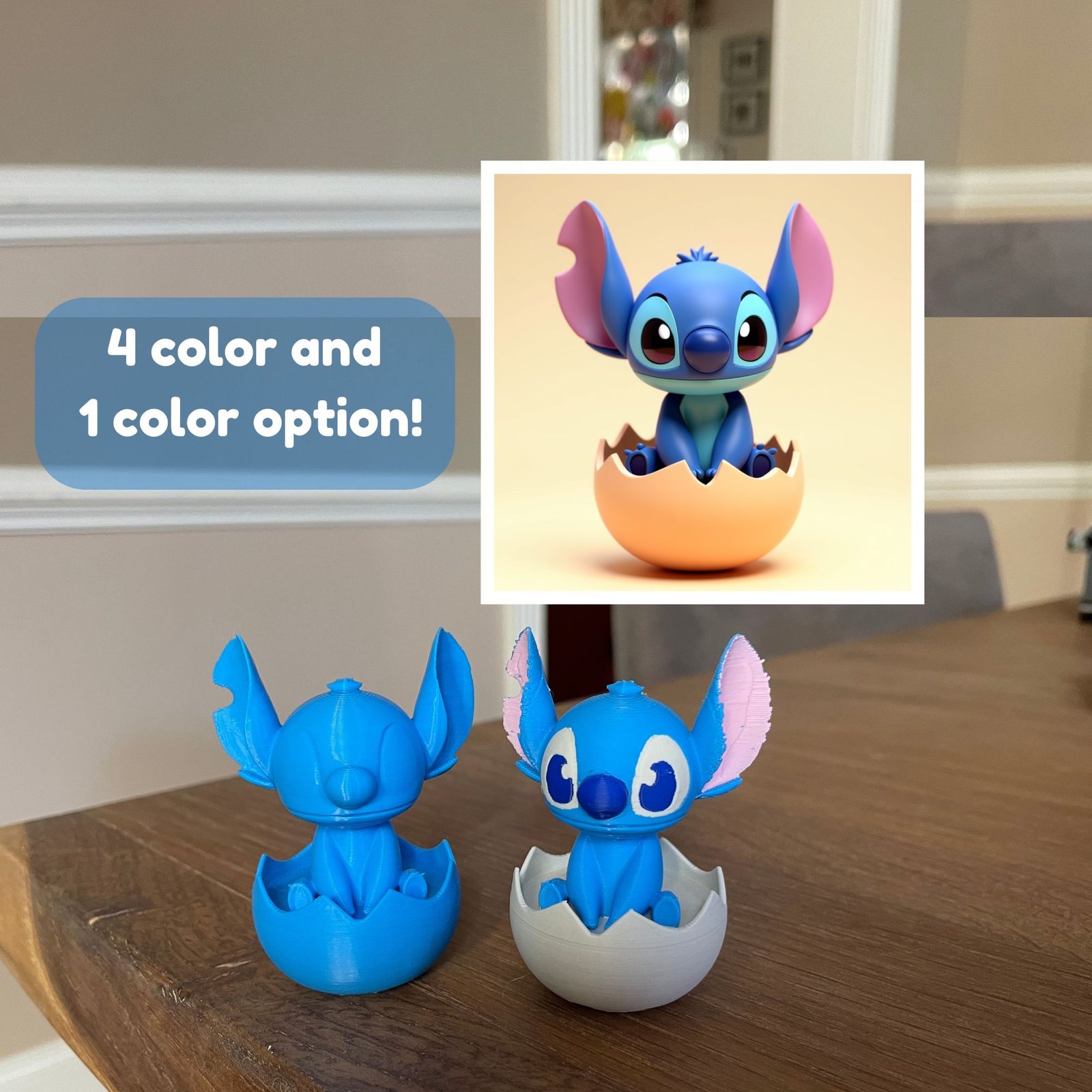 #456 Stitch Easter Egg Surprise Basket Gift Idea — vue 1