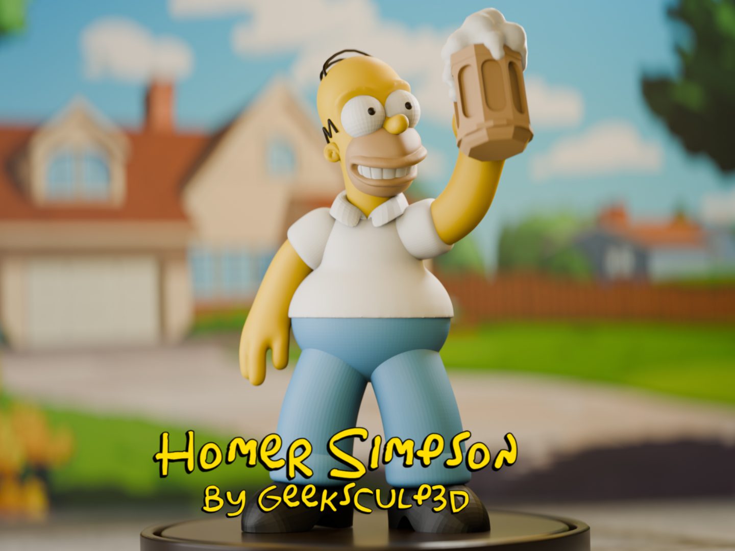 #458 The Simpsons - Homer Simpson Collectible Figurine — vue 2
