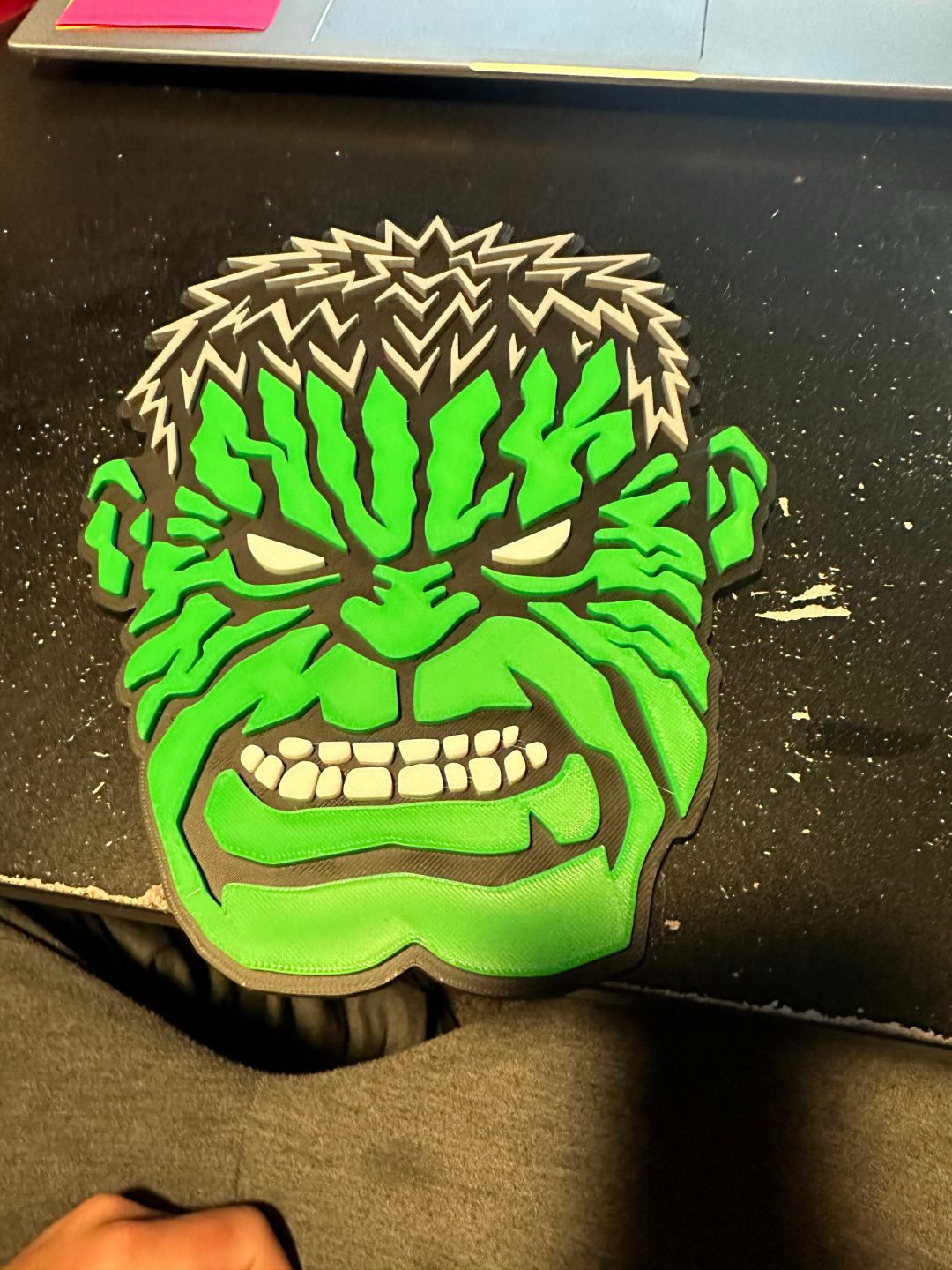 #459 Hulk - Layered - Word Wall Art — vue 2