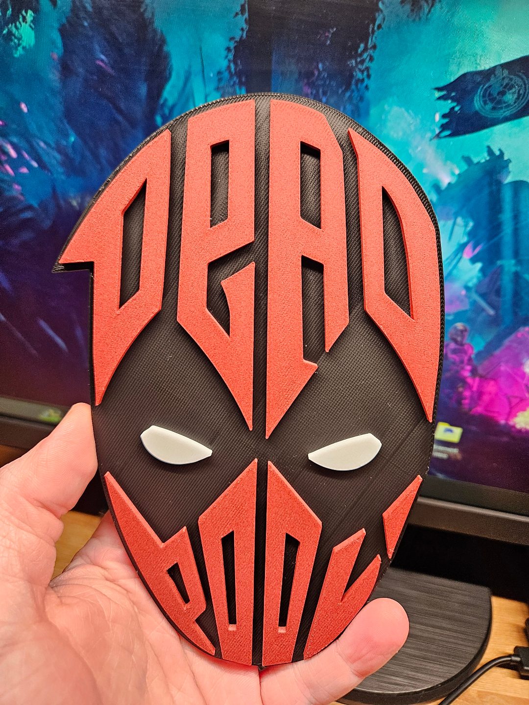 #462 Deadpool - Layered - Word Wall Art — vue 6