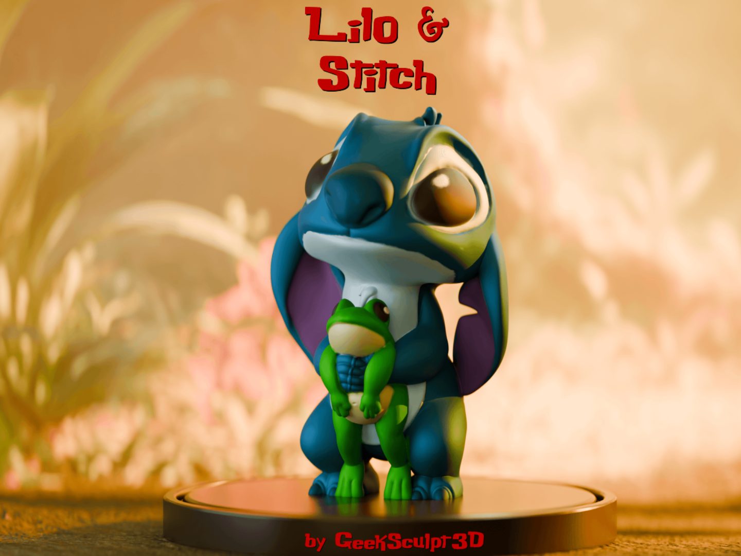 #467 Mischievous & Adorable Stitch Collectible Art — vue 2