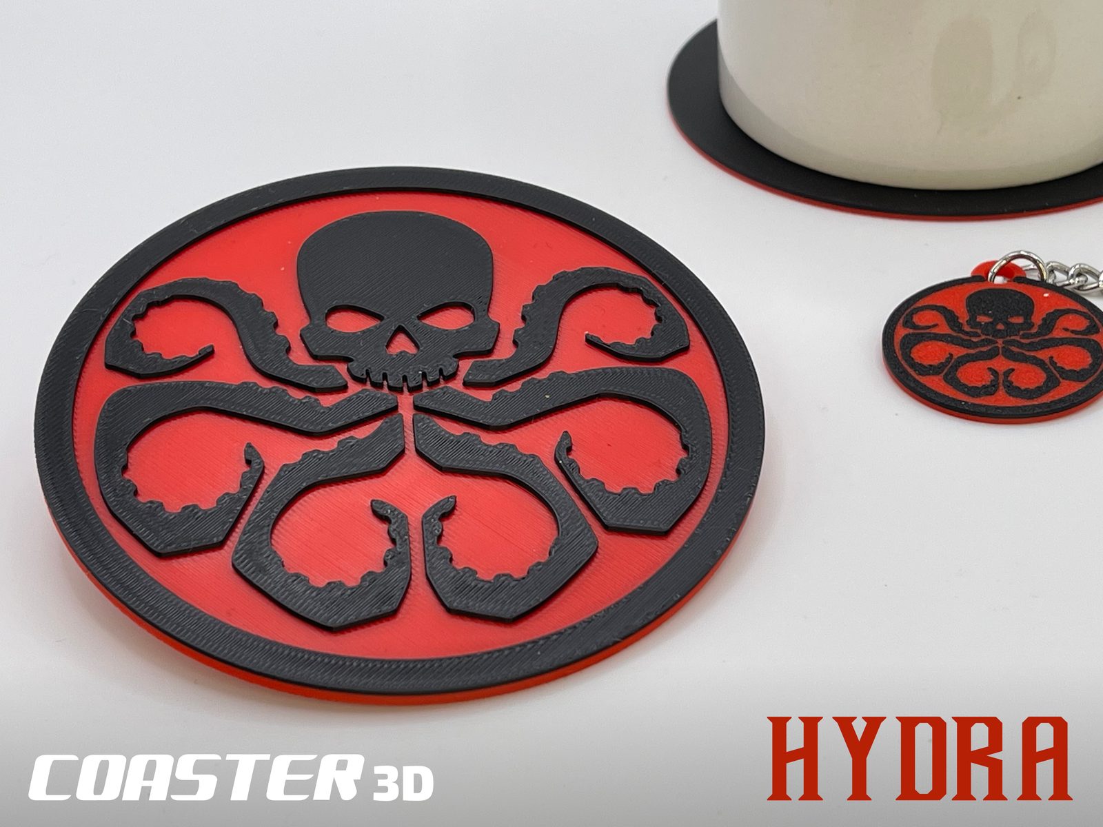#473 Hydra Coasters 2D 3D - Marvel — vue 1