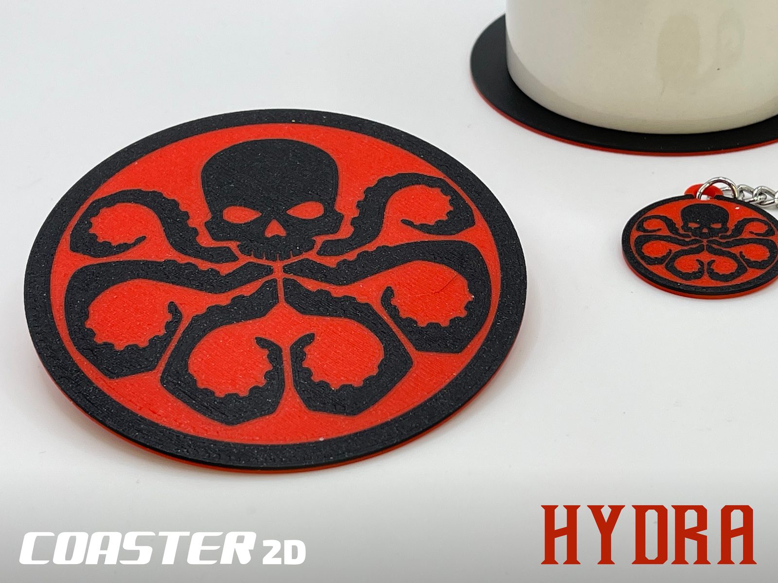 #473 Hydra Coasters 2D 3D - Marvel — vue 2
