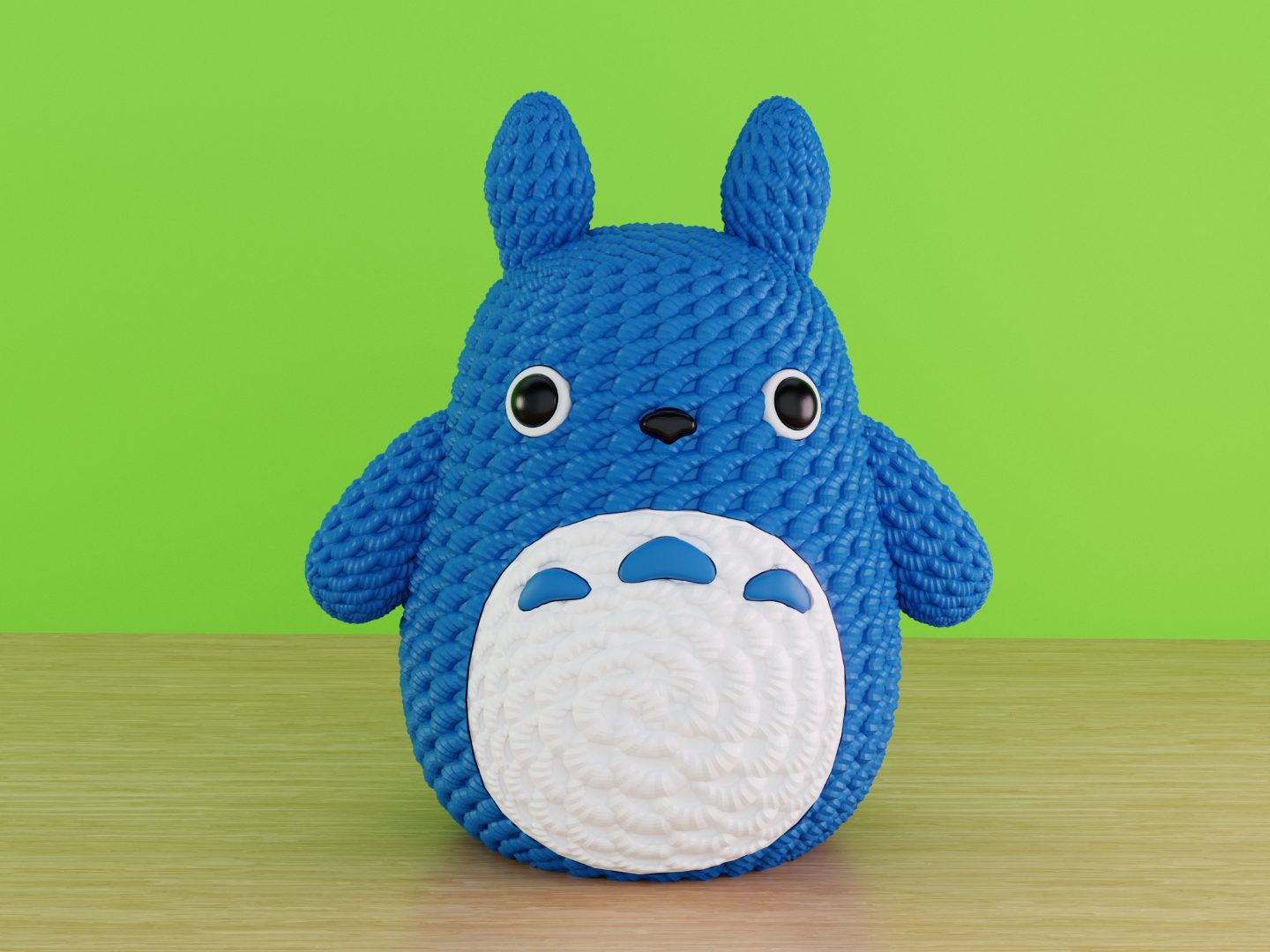 #481 Crochet Style Medium Totoro — vue 6