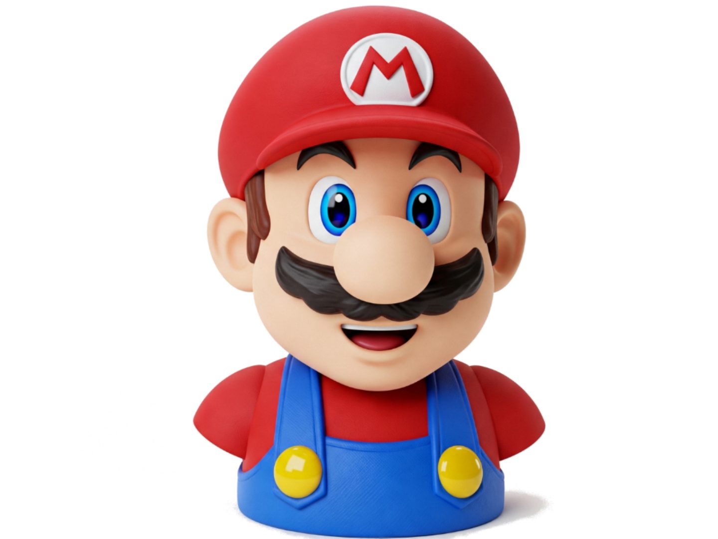 #484 Mario Bust Base Included — vue 2