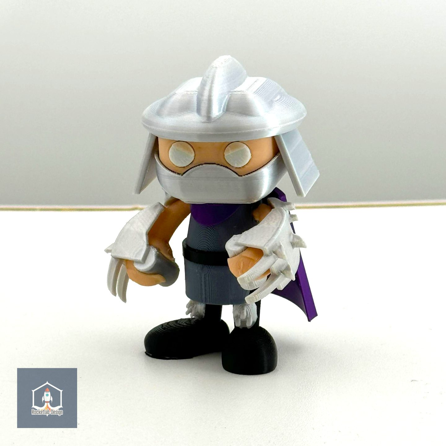 #493 TMNT Shredder Rocksteady Bebop Cute Figure — vue 5