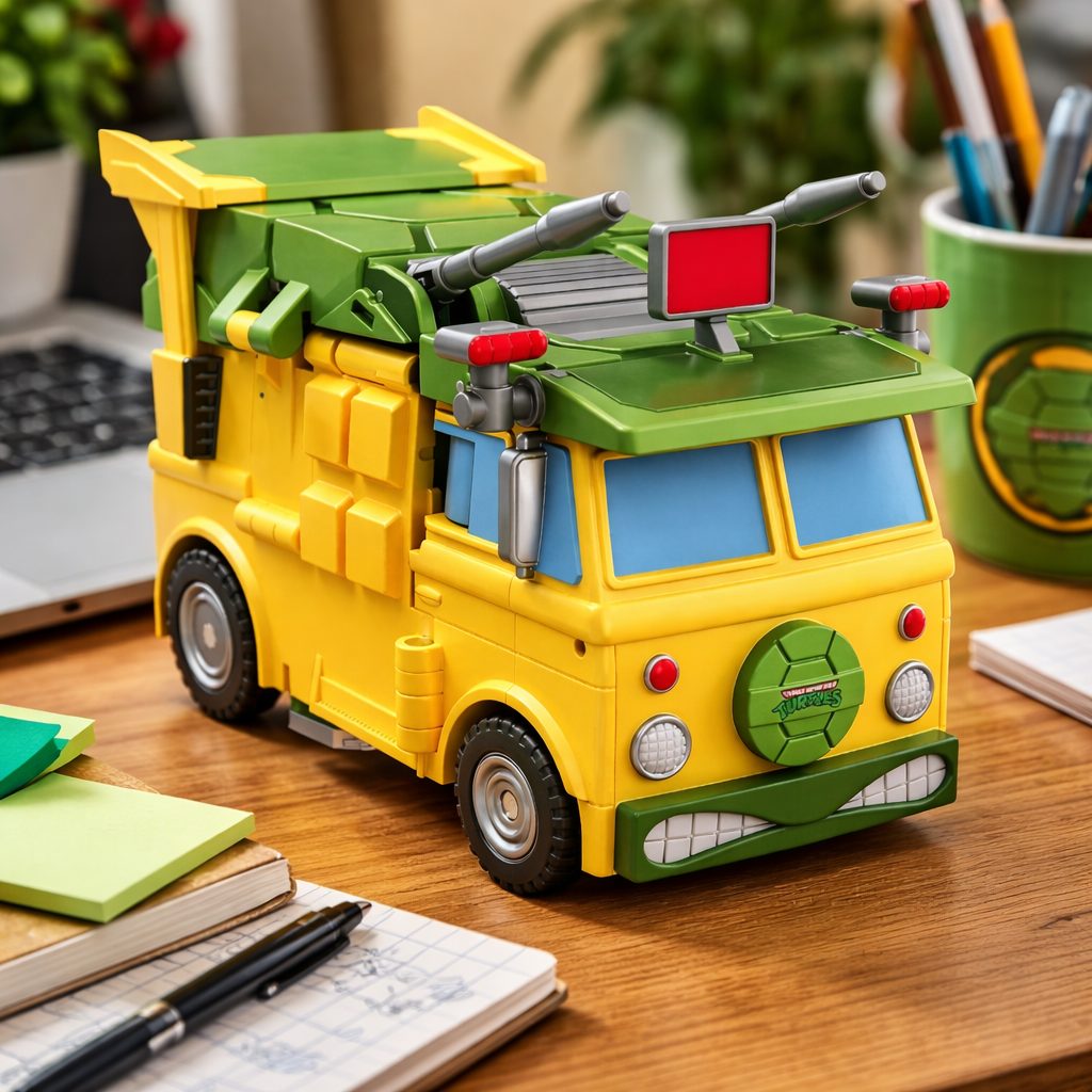 #496 TMNT TORTUGAS NINJA FURGONETA PARTY WAGON — vue 1