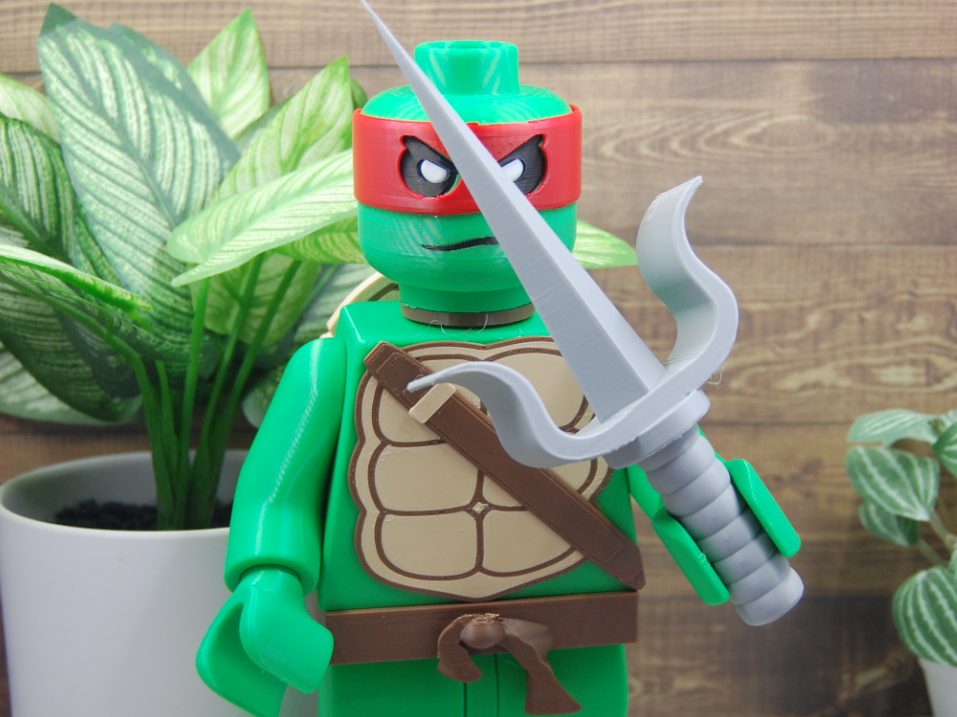 500% Brick - Ninja Turtle Raphael — vue 1